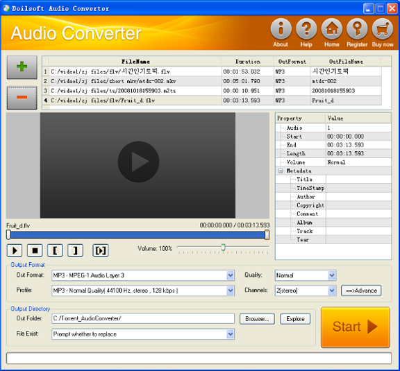 Audio  Converter on Audio Converter 1 31 6 Boilsoft Audio Converter Is An M4a To Mp3