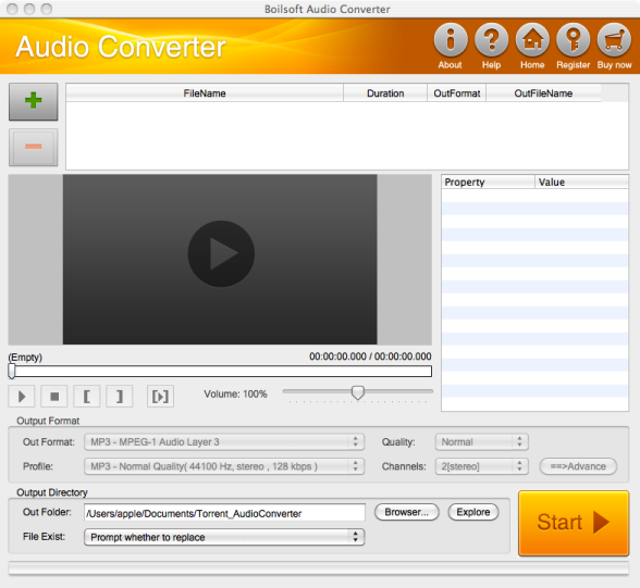 Boilsoft Audio Converter for Mac