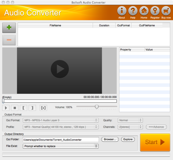 Boilsoft Audio Converter for Mac 1.01 full