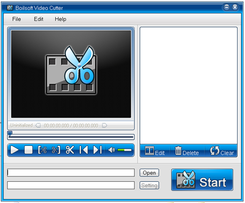Boilsoft Video Cutter is a powerful video cutter,cut video fast, avi cutter.