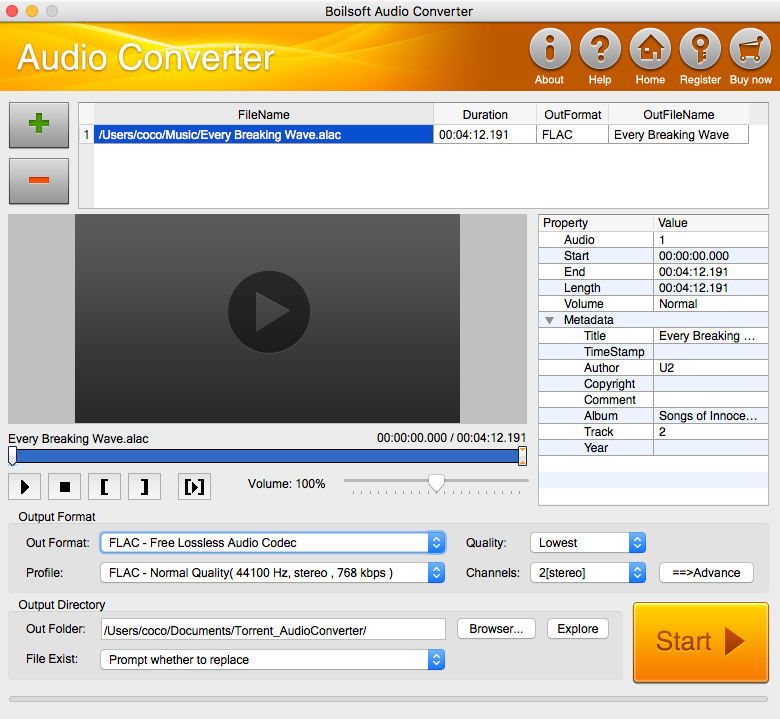 convert ALAC to FLAC
