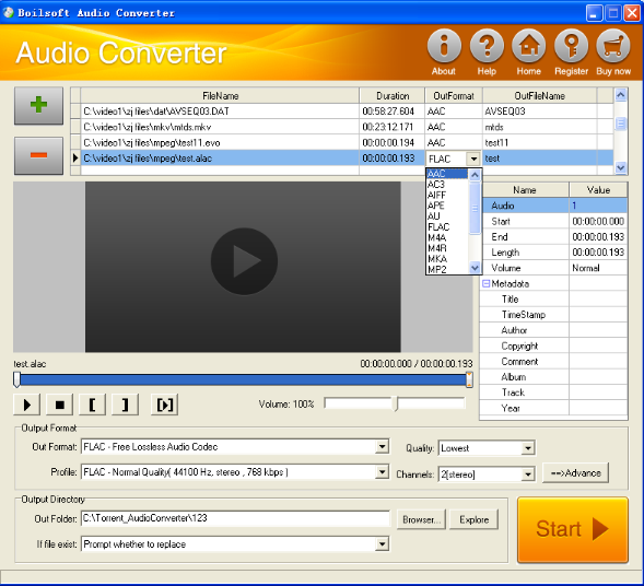 convert ALAC to FLAC