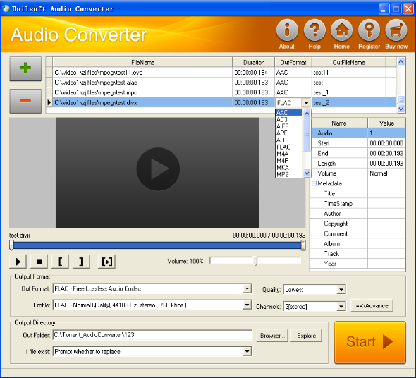 convert divx to mka