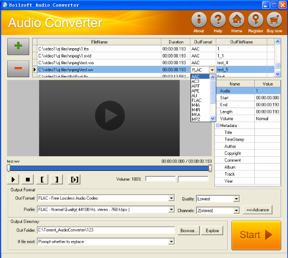 convert asf to mp2