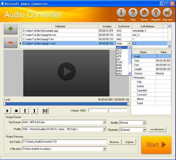 convert pva to flac