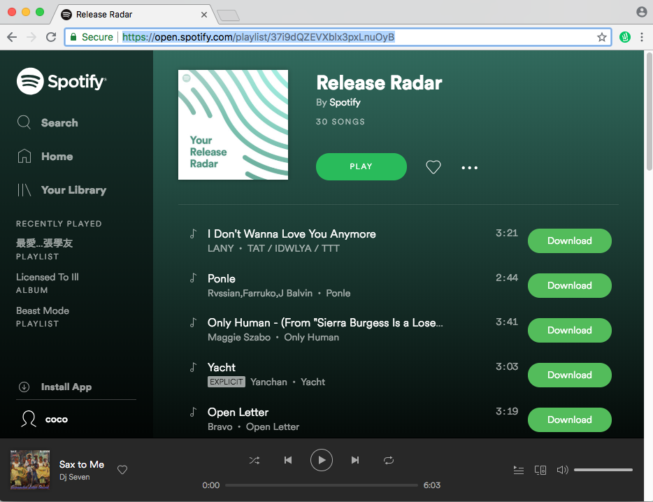 download spotify playlist to mp3