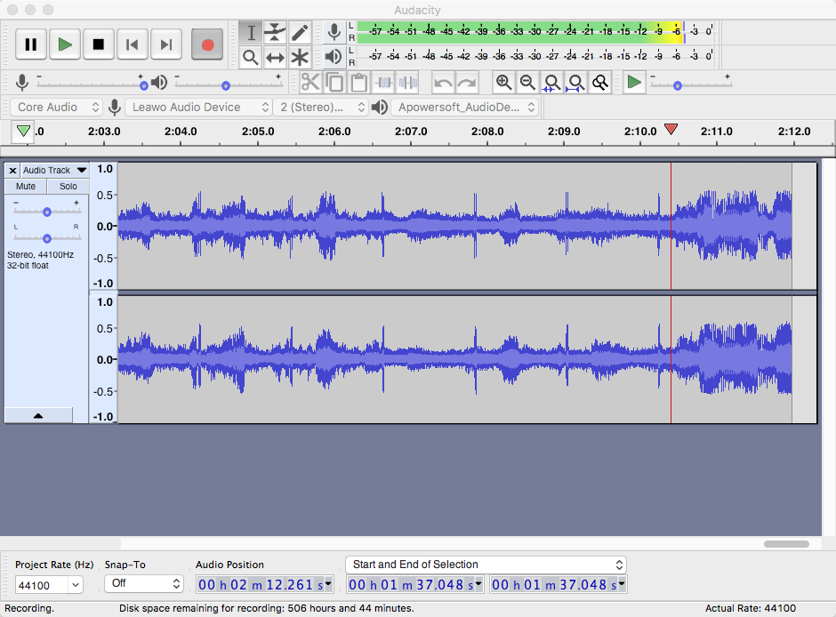 downloading audacity for mac